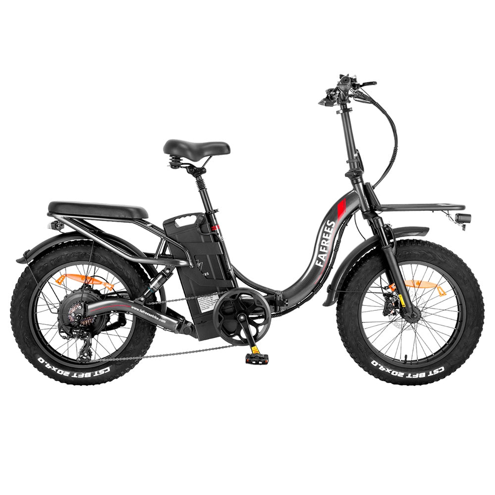 Bicicleta eléctrica Fafrees F20 X-Max con neumáticos de 20", motor de 750 W y batería de 48 V y 30 Ah