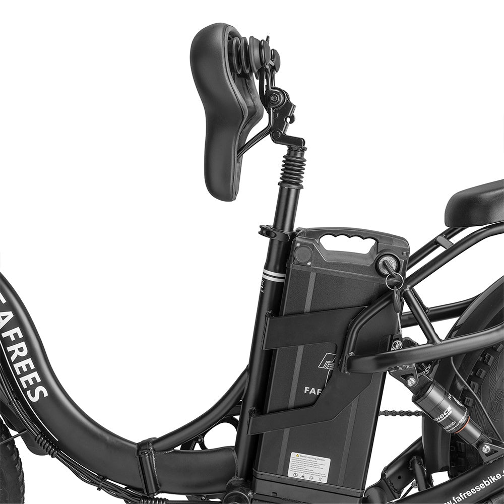 Bicicleta eléctrica Fafrees F20 X-Max con neumáticos de 20", motor de 750 W y batería de 48 V y 30 Ah