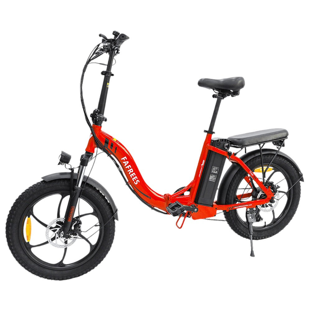 Bicicleta eléctrica urbana Fafrees F20, neumáticos de 20", motor de 250 W, batería de 36 V y 15 Ah