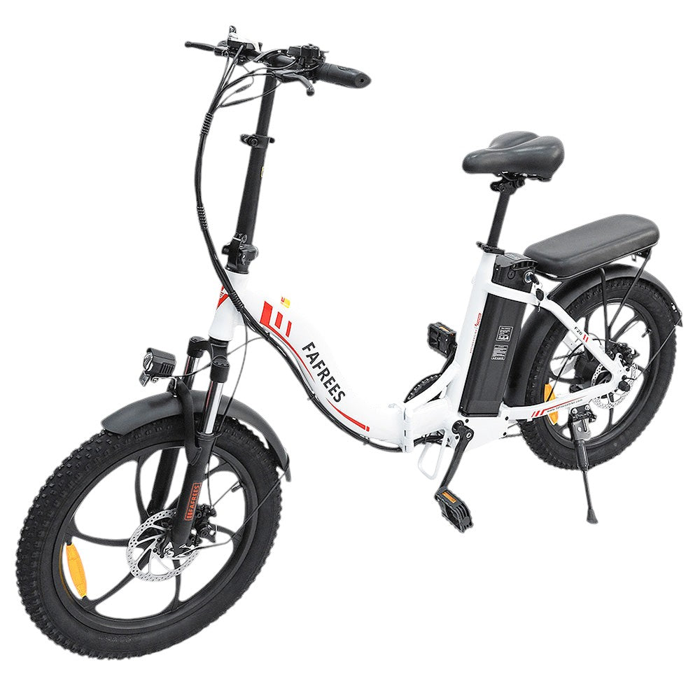 Bicicleta eléctrica urbana Fafrees F20, neumáticos de 20", motor de 250 W, batería de 36 V y 15 Ah