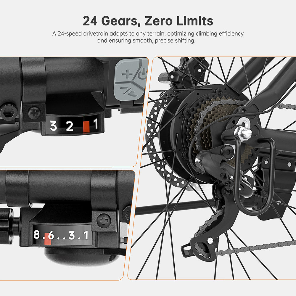 Foride Xtremer 2 Electric Bike 250W Motor 36V 15.6Ah Battery