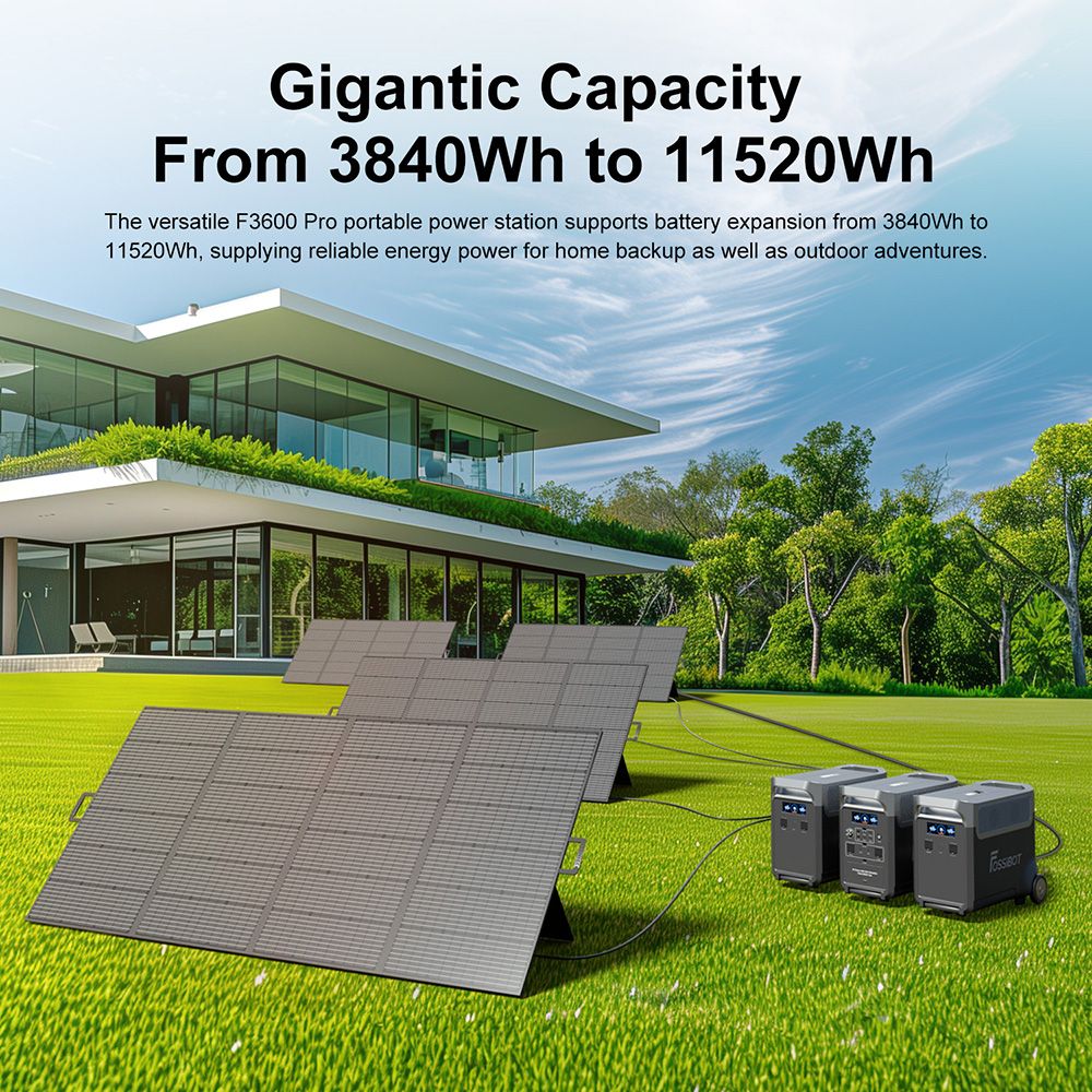 Estación de energía portátil Fossibot F3600 Pro