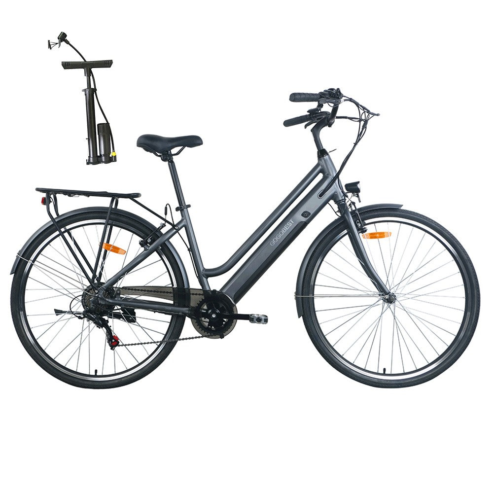 Bicicleta eléctrica GOGOBEST GM28, neumáticos de 27,5", motor de 350 W, batería de 36 V y 10,4 Ah