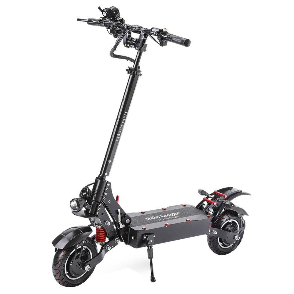 Patinete eléctrico Halo Knight T108 con neumáticos de 10", motor dual de 1000 W, batería de 52 V y 28,8 Ah