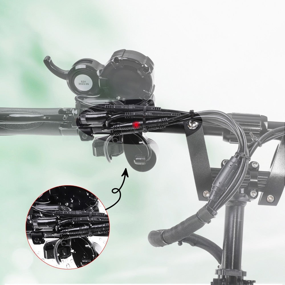 Patinete eléctrico Halo Knight T108 con neumáticos de 10", motor dual de 1000 W, batería de 52 V y 28,8 Ah