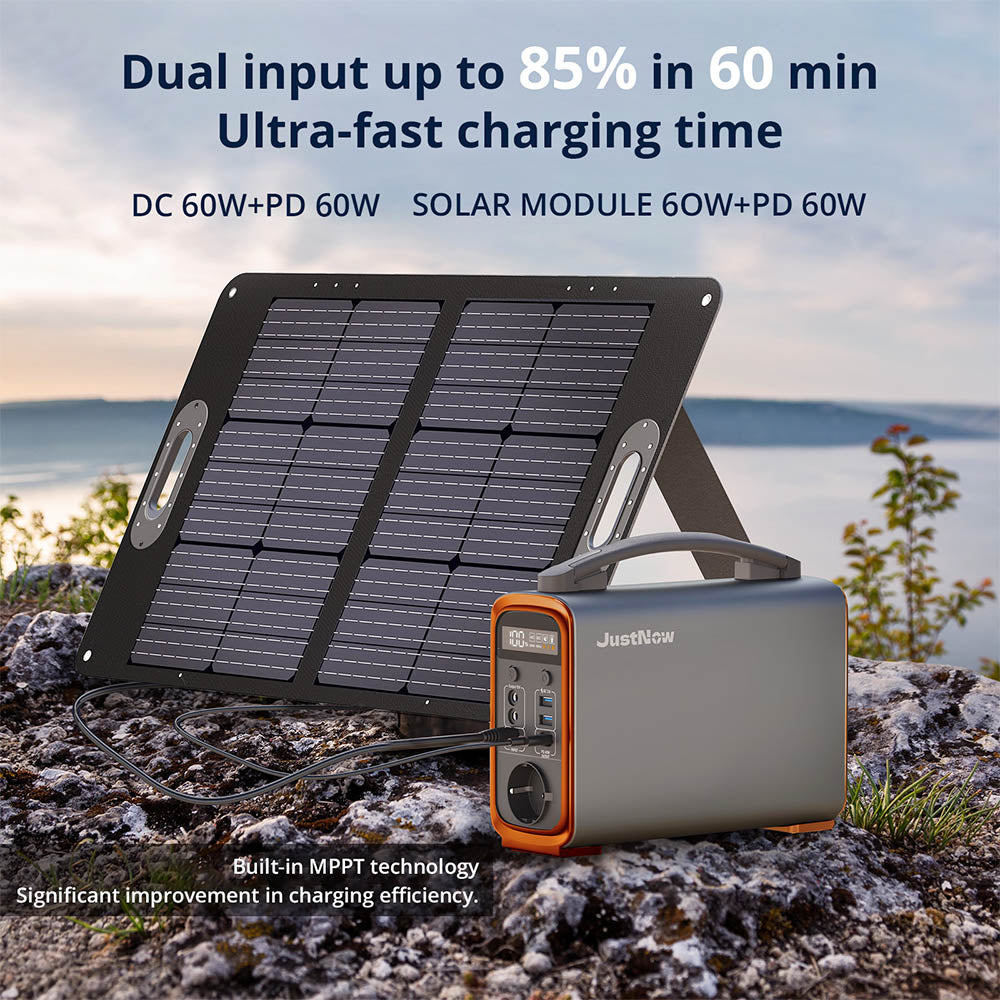 JustNow GT240 240W Portable Power Station 240Wh Capacity