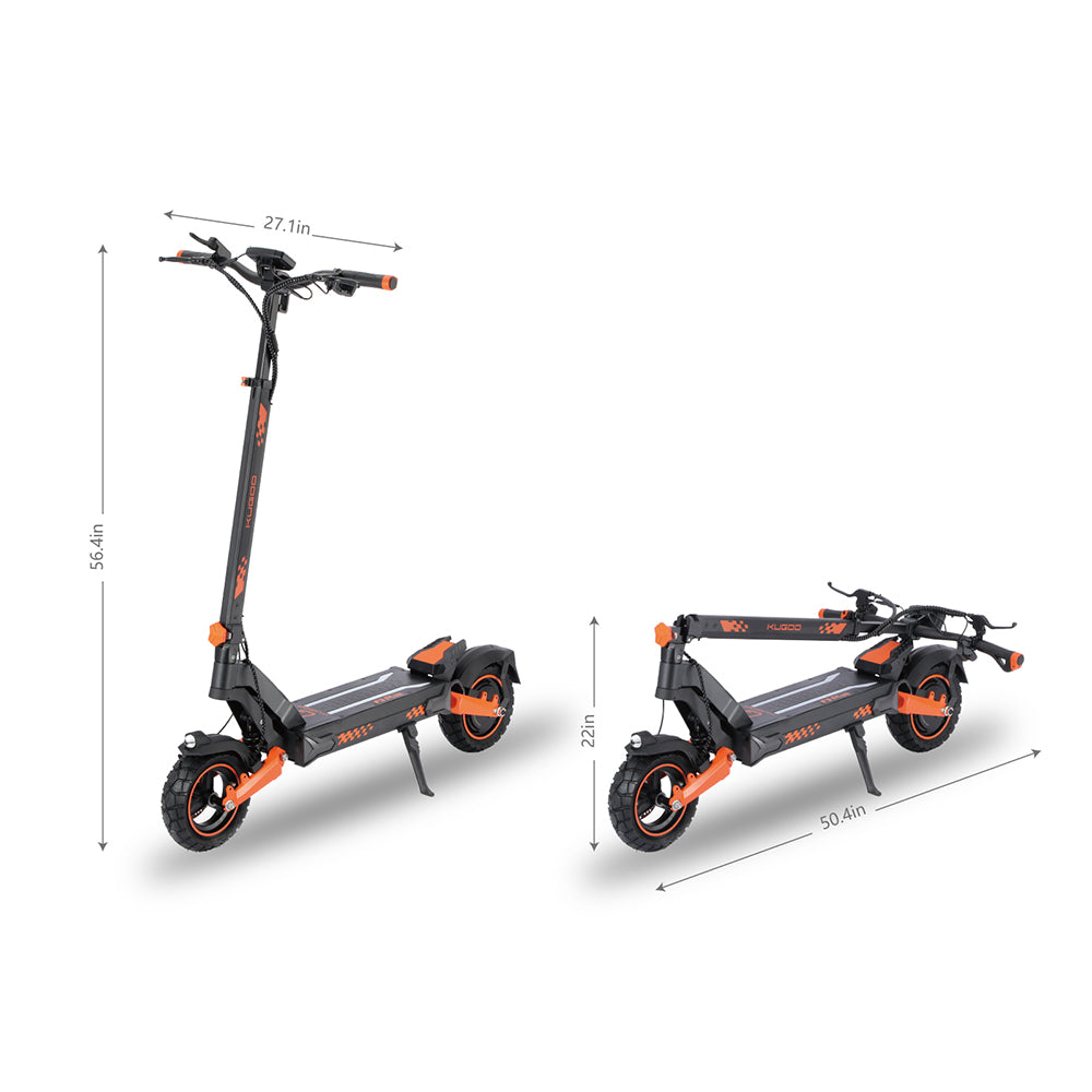 KUGOO F3 Plus Electric Scooter 10" Tires 1000W Motor 48V 20.8Ah Battery