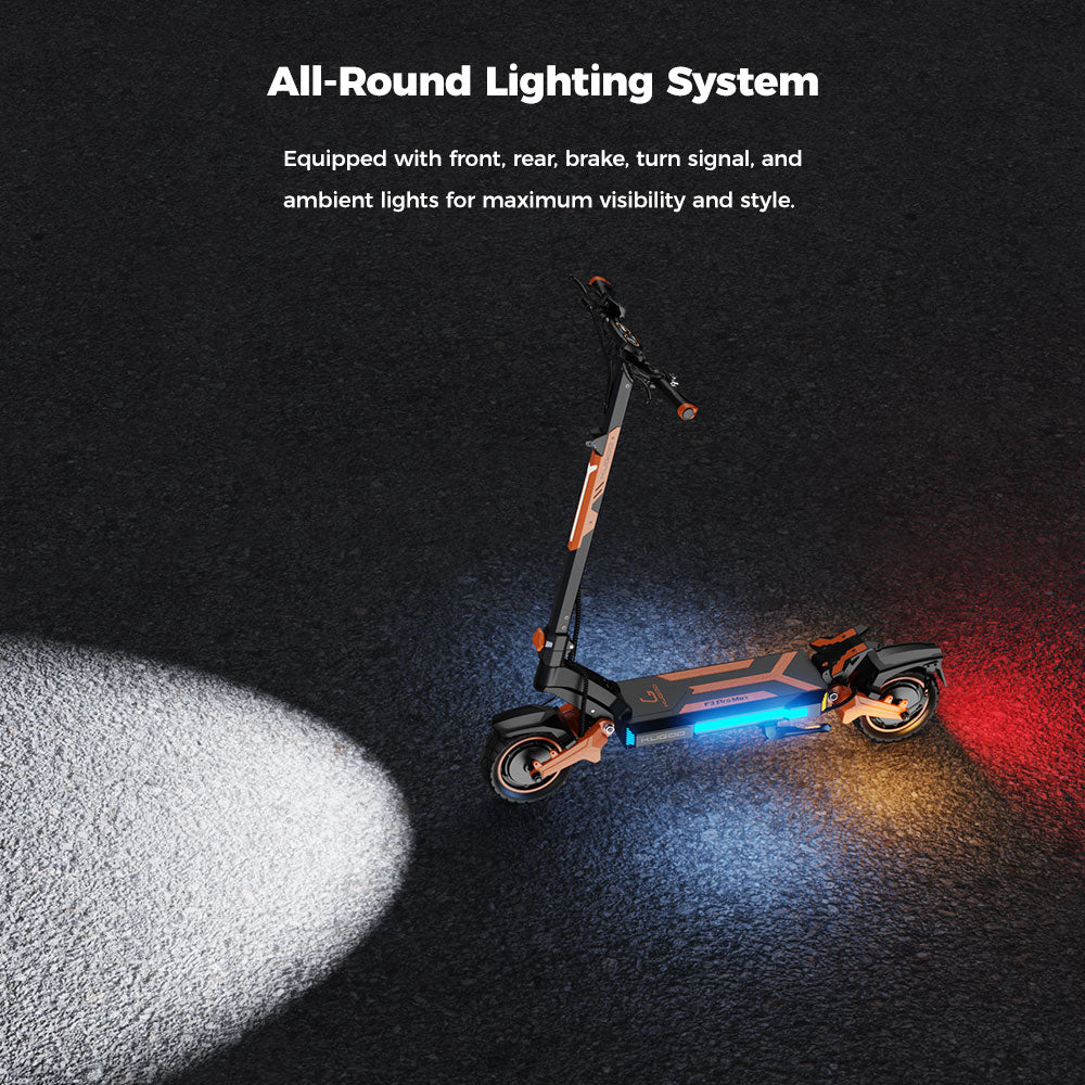 KUGOO F3 Pro Max Electric Scooter 10" Tires Dual 1100W Motors 52V 23.4Ah Battery