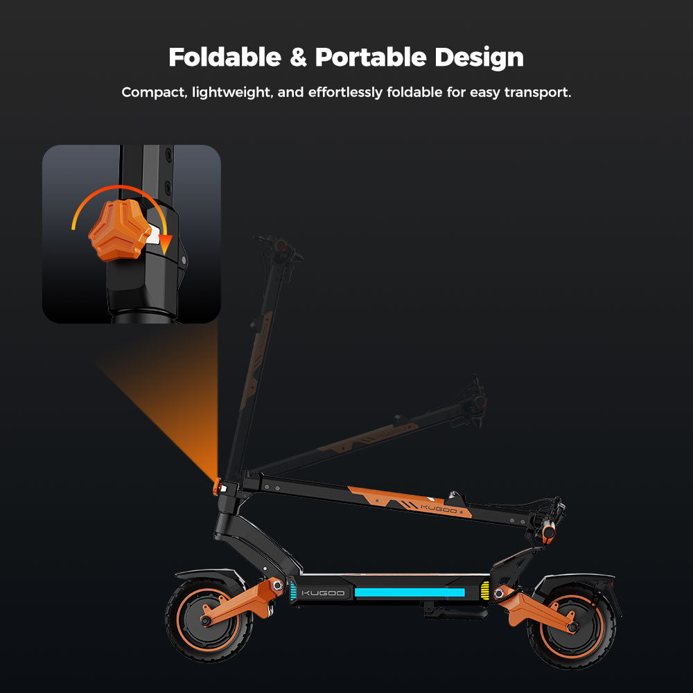 KUGOO F3 Pro Max Electric Scooter 10" Tires Dual 1100W Motors 52V 23.4Ah Battery