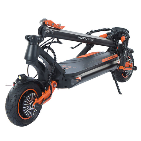 KUGOO LX9+ Electric Scooter 9" Tires Dual 650W Motors 48V 18.2Ah Battery