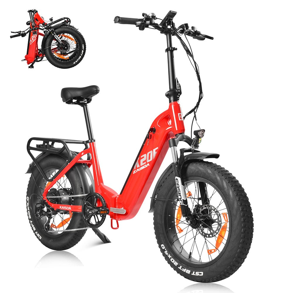 Kaisda K20F Electric Bike 20" Tires 250W 36V 25Ah Battery