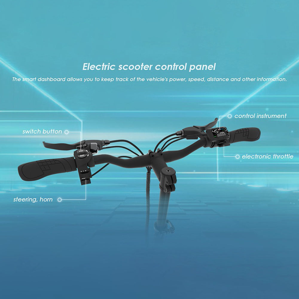 KuKirin C1 Pro Electric Scooter with Seat 14" Off-Road Tires 500W Motor