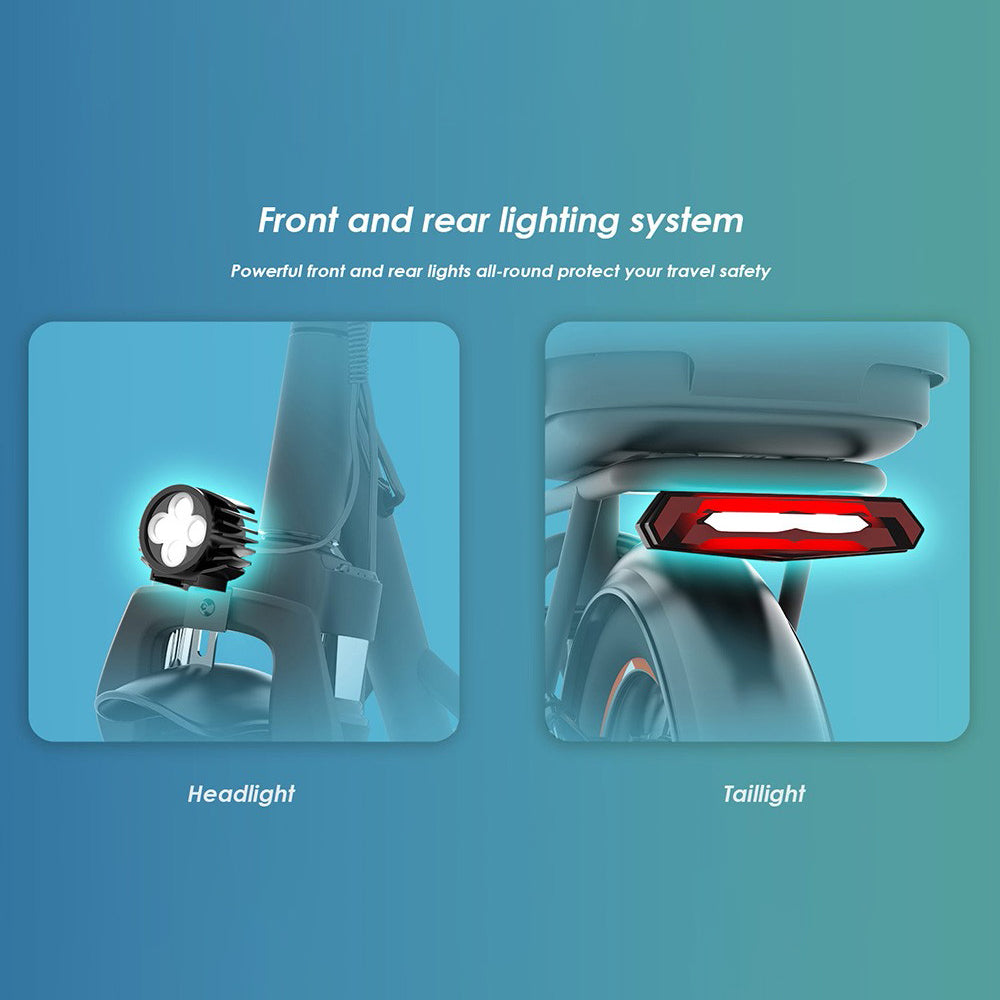 KuKirin C1 Pro Electric Scooter with Seat 14" Off-Road Tires 500W Motor
