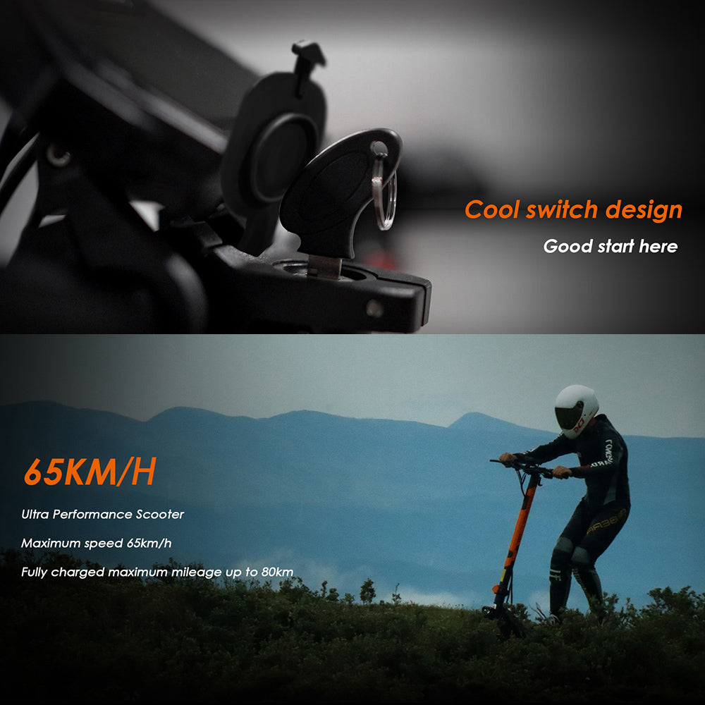 KuKirin G3 Pro E Scooter 10'' Reifen Dual 1200W Motoren 52V 23,2Ah Batterie