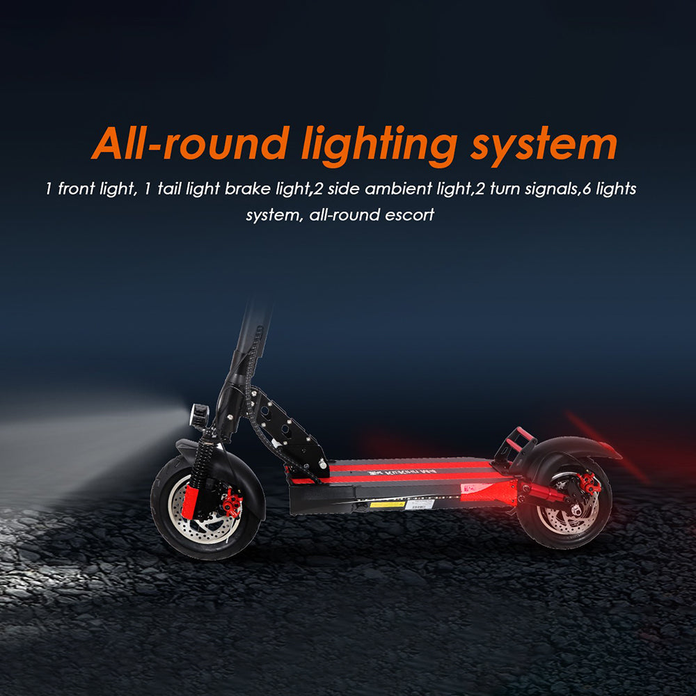 KuKirin M4 Electric Scooter with Seat 10" Tires 500W Motor 48V 12.5Ah Battery