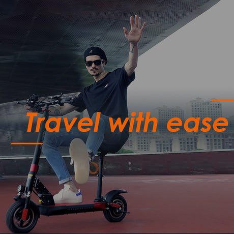 KuKirin M4 Electric Scooter with Seat 10" Tires 500W Motor 48V 12.5Ah Battery