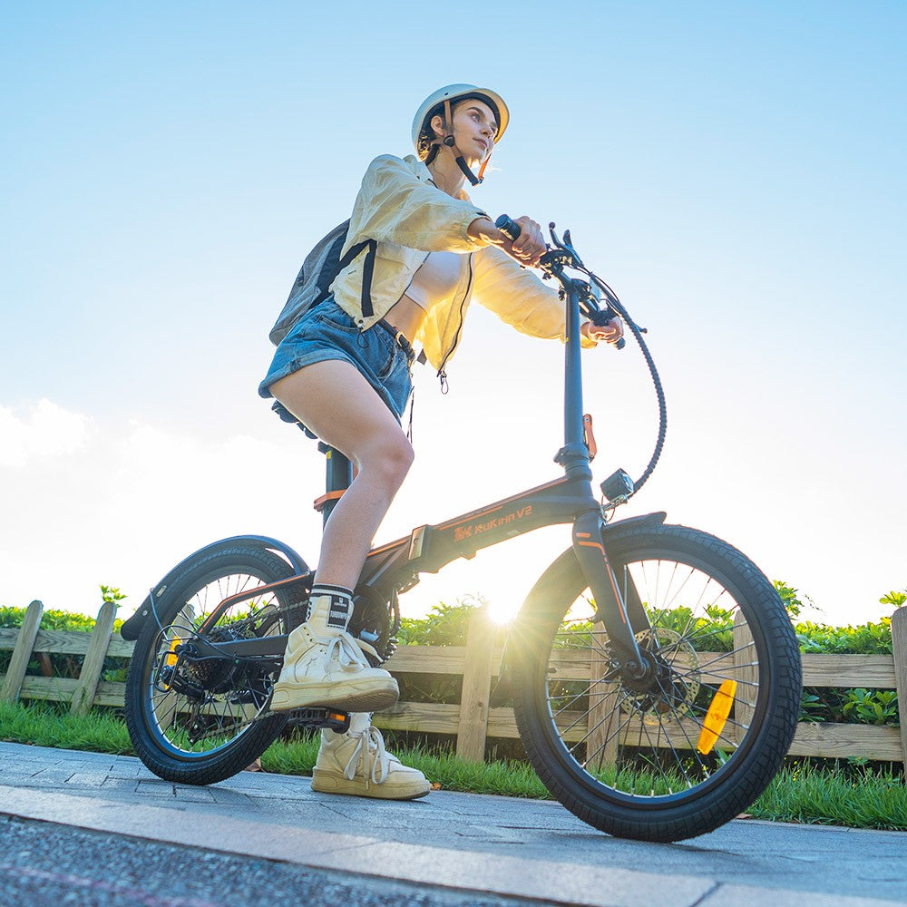 KuKirin V2 Electric City Bike 20" Tires 250W Motor 36V 7.5Ah Battery