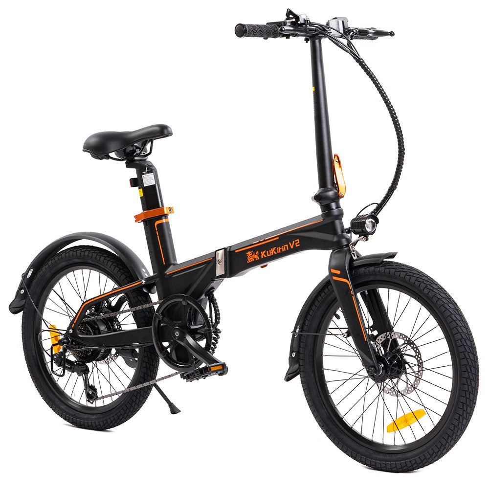 KuKirin V2 Electric City Bike 20" Tires 250W Motor 36V 7.5Ah Battery
