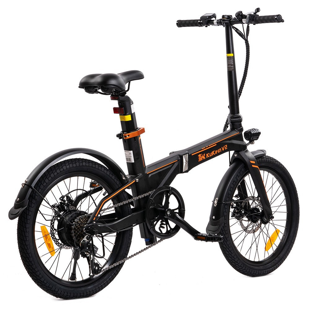 KuKirin V2 Electric City Bike 20" Tires 250W Motor 36V 7.5Ah Battery