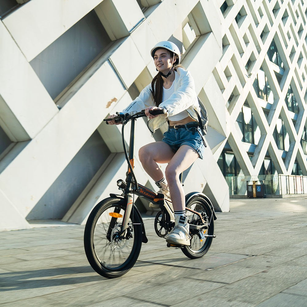 KuKirin V2 Electric City Bike 20" Tires 250W Motor 36V 7.5Ah Battery