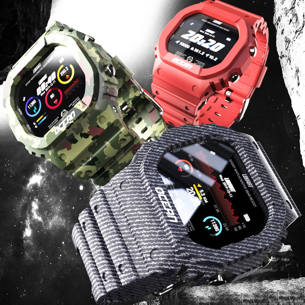 LOKMAT OCEAN 1.14TFT Smartwatch mit Einzel-Touchscreen