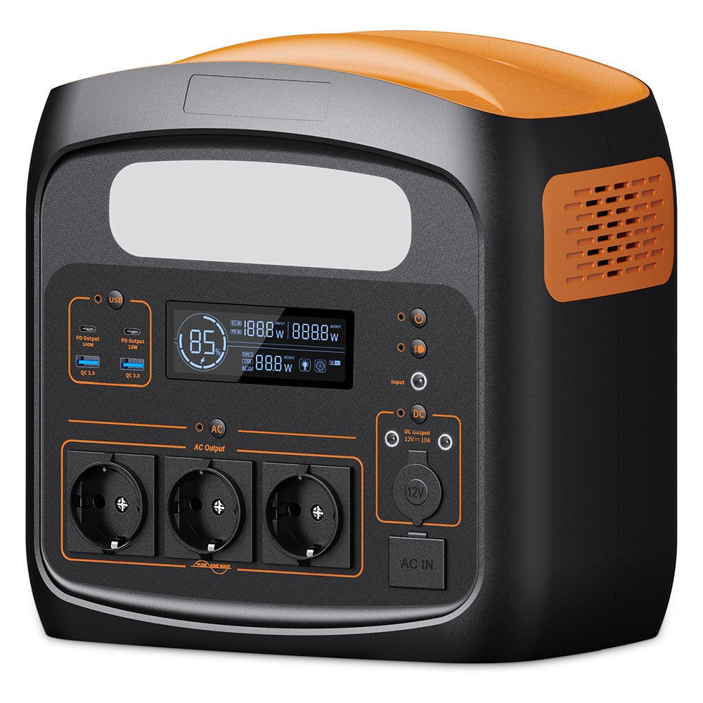 Estación de energía portátil NECESPOW N1200 con capacidad de 1100,25 Wh