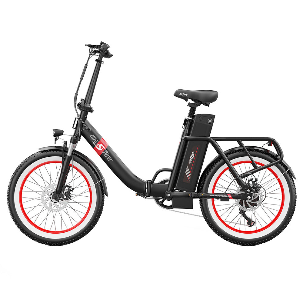 ONESPORT OT16-2 Electric Bike 20" Tires 250W Motor 48V 17Ah Battery