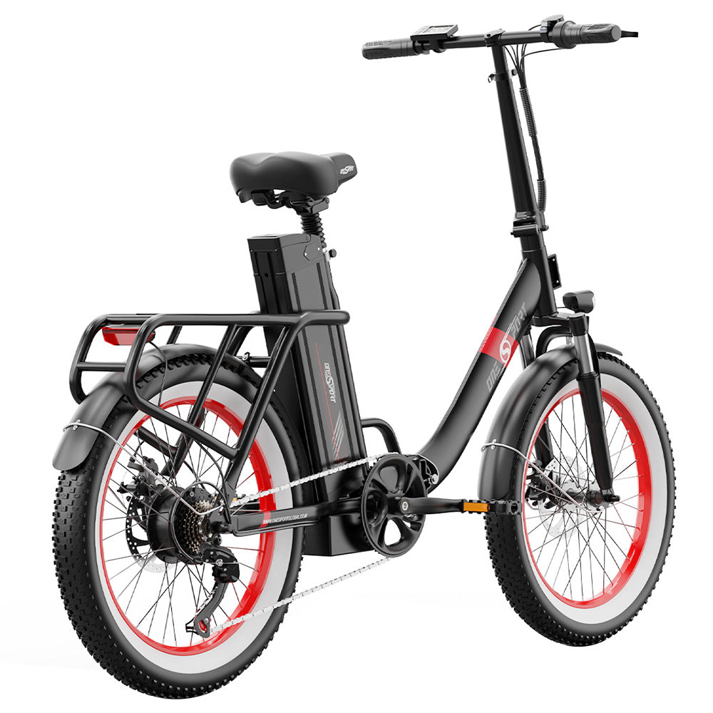ONESPORT OT16-2 Electric Bike 20" Tires 250W Motor 48V 17Ah Battery