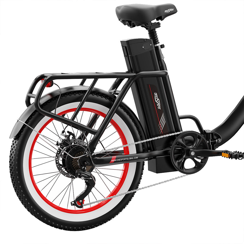 ONESPORT OT16-2 Electric Bike 20" Tires 250W Motor 48V 17Ah Battery