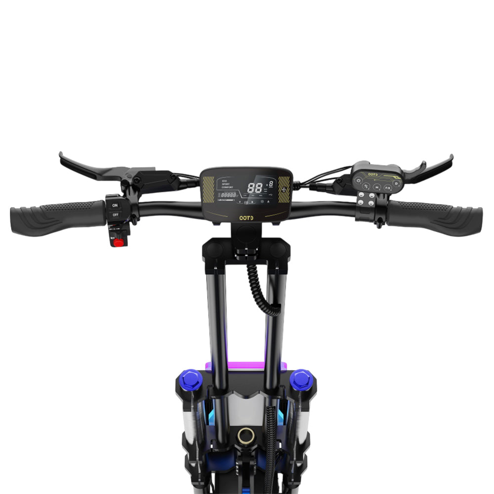 OOTD D99 Electric Scooter 13" Tires Dual 3000W Motors 60V 40Ah Battery