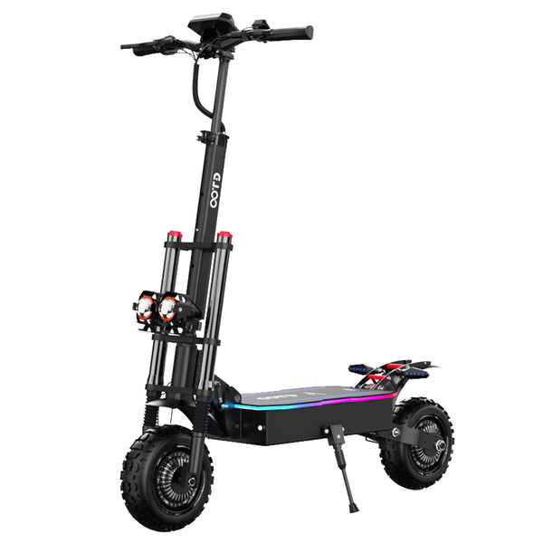 Patinete eléctrico OOTD D88 con neumáticos de 11 pulgadas, motor dual de 2800 W y batería de 60 V y 35 Ah
