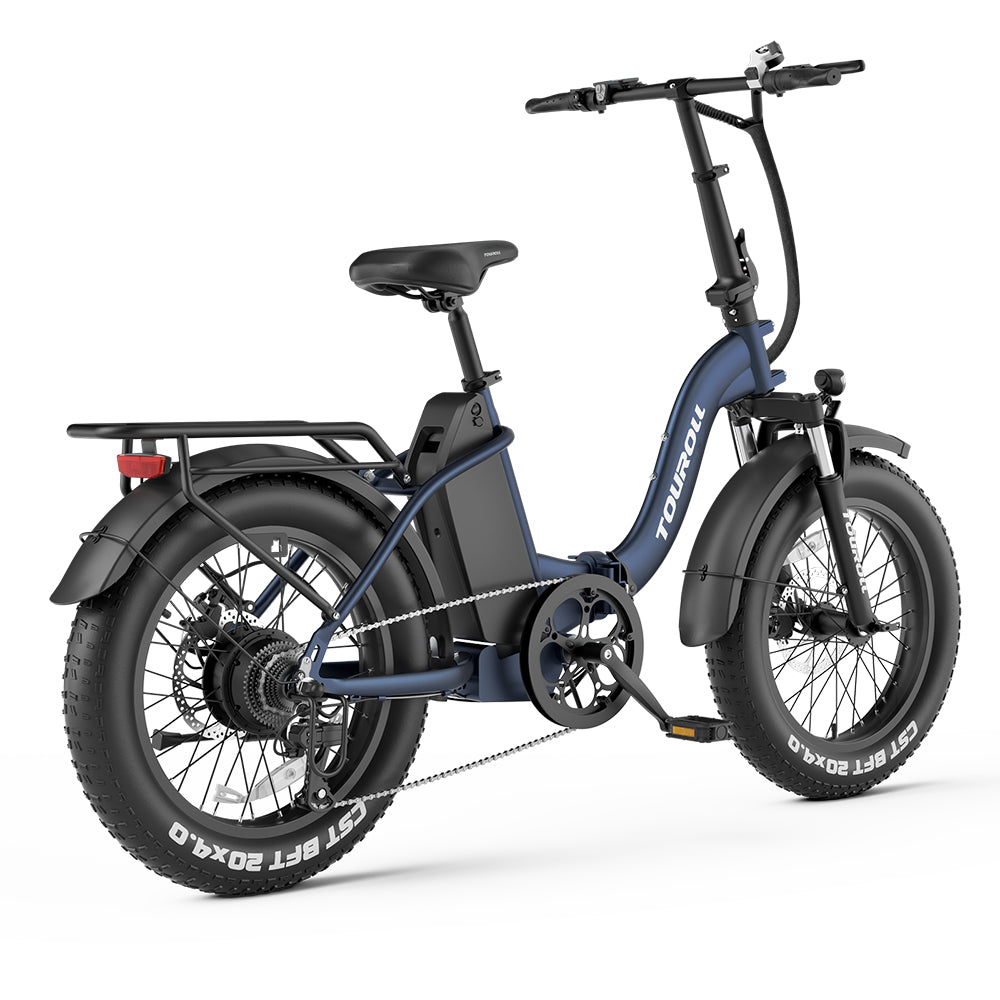 Touroll S2 Folding Electric Bike 20" 250W Motor 48V 15Ah Battery