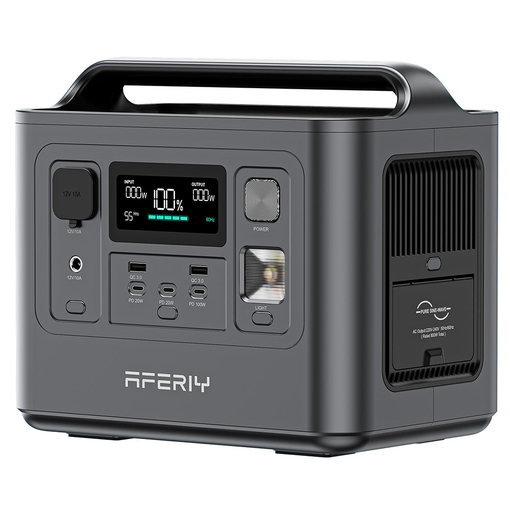 AFERIY P010 Portable Power Station 800W 512Wh Battery