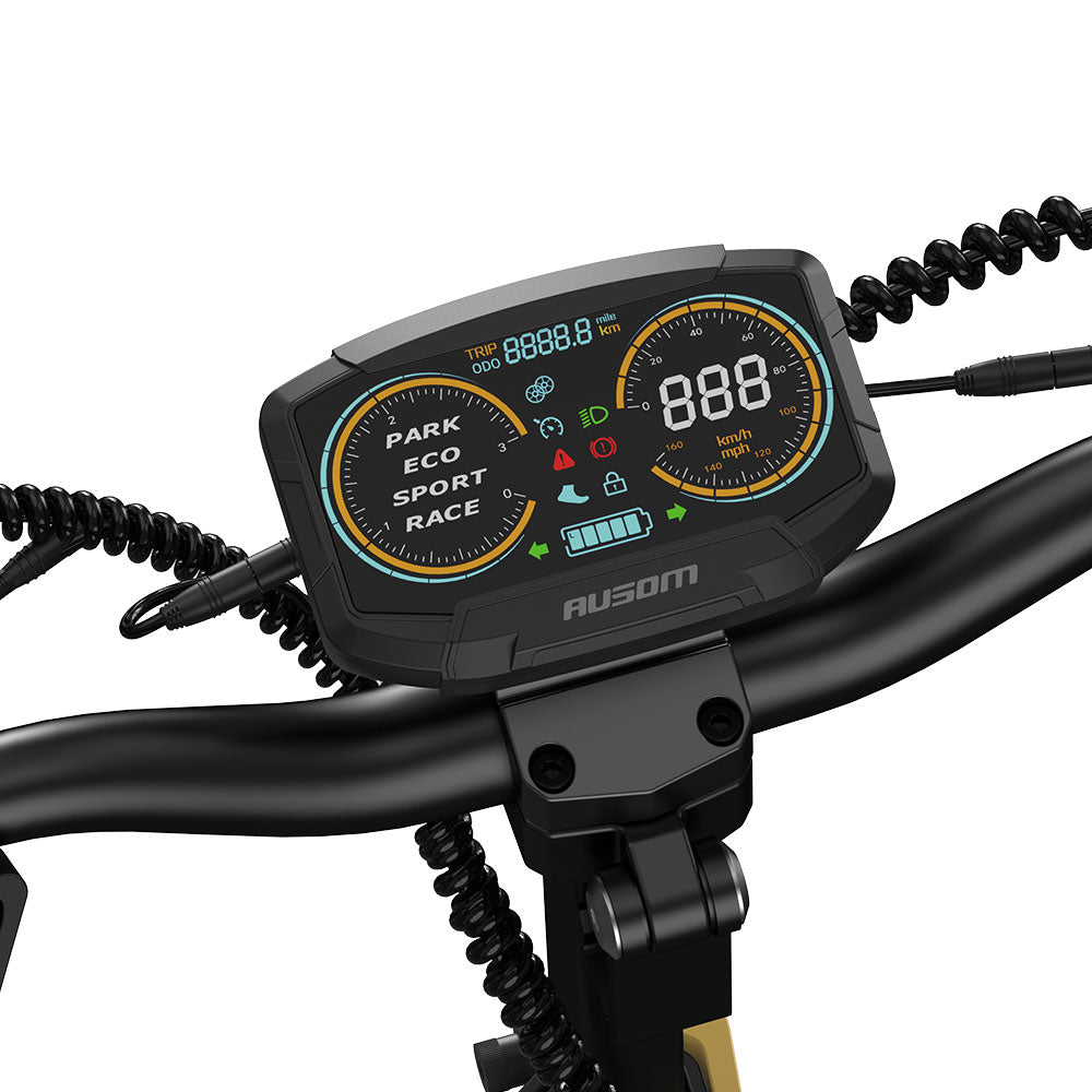 Ausom L2 Elektroroller, einzelner 800-W-Motor, 10-Zoll-Reifen, 48-V-15,6-Ah-Akku