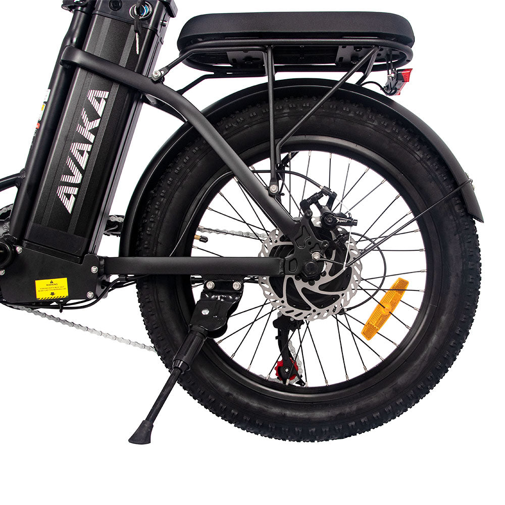AVAKA BZ20 Plus Electric Bike 20" Tires Spoke Wheels 500W Motor 48V 18.2Ah Battery