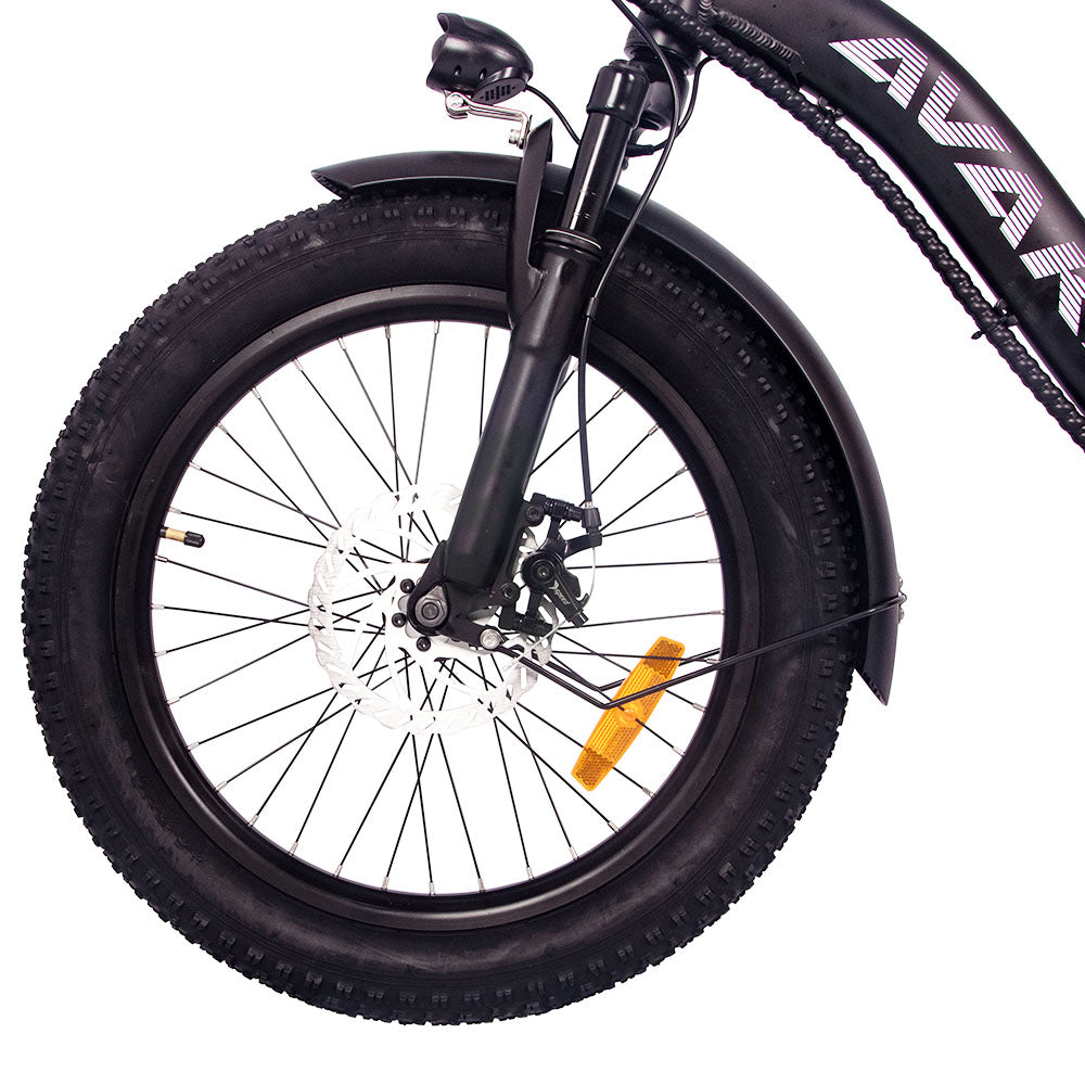 AVAKA BZ20 Plus Electric Bike 20" Tires Spoke Wheels 500W Motor 48V 18.2Ah Battery