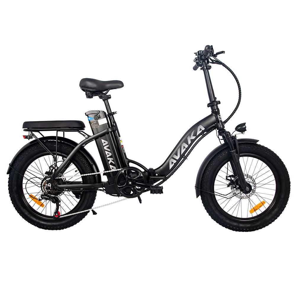 AVAKA BZ20 Plus Electric Bike 20" Tires Spoke Wheels 500W Motor 48V 18.2Ah Battery