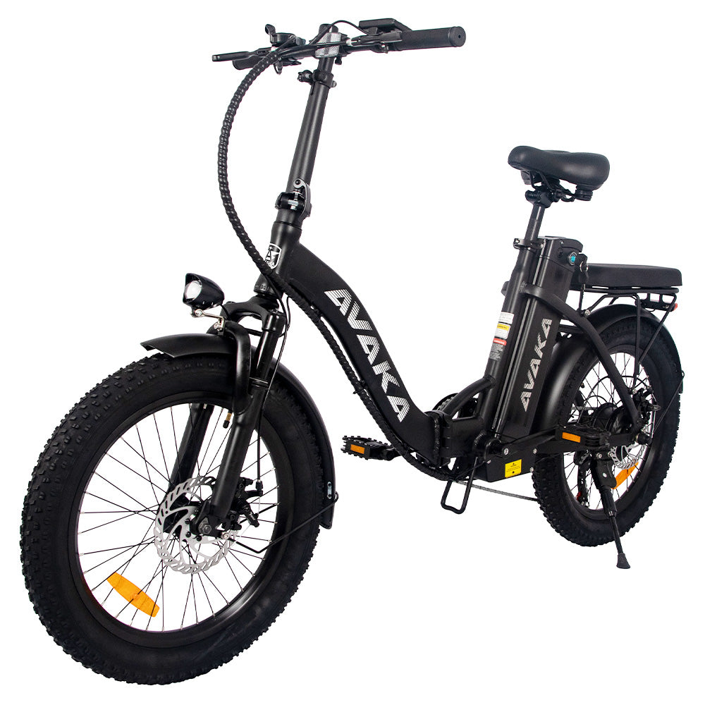 AVAKA BZ20 Plus Electric Bike 20" Tires Spoke Wheels 500W Motor 48V 18.2Ah Battery