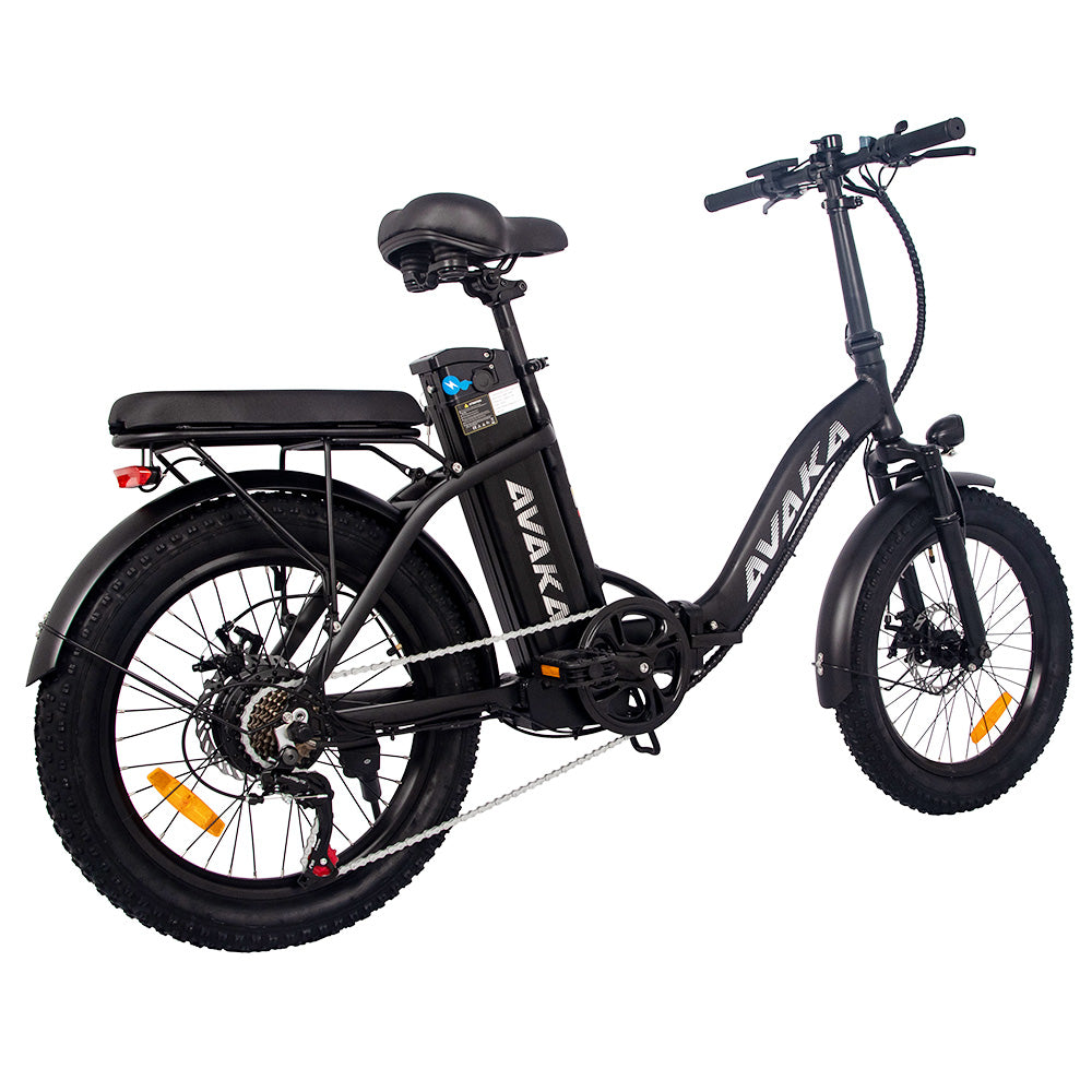 AVAKA BZ20 Plus Electric Bike 20" Tires Spoke Wheels 500W Motor 48V 18.2Ah Battery