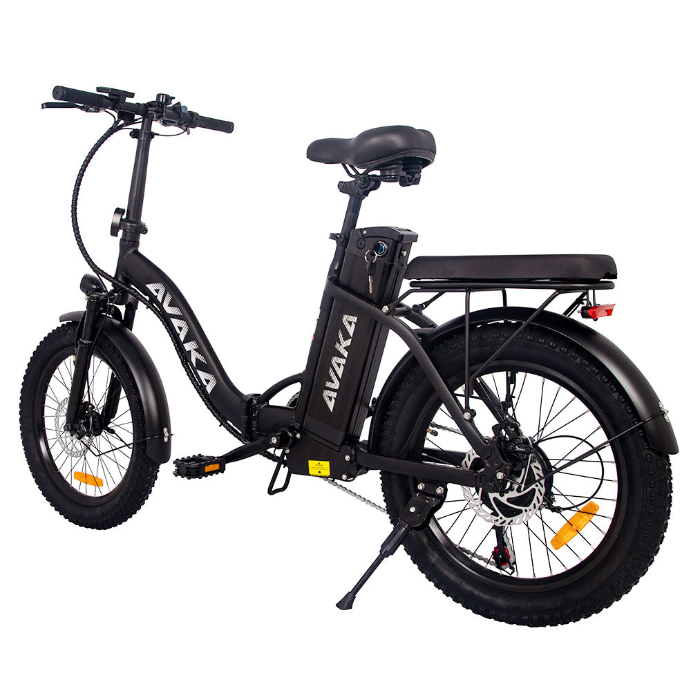 AVAKA BZ20 Plus Electric Bike 20" Tires Spoke Wheels 500W Motor 48V 18.2Ah Battery