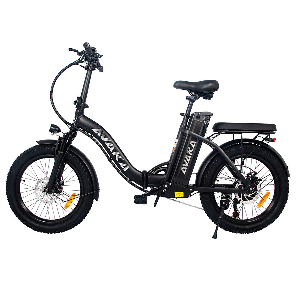 AVAKA BZ20 Plus Electric Bike 20" Tires Spoke Wheels 500W Motor 48V 18.2Ah Battery