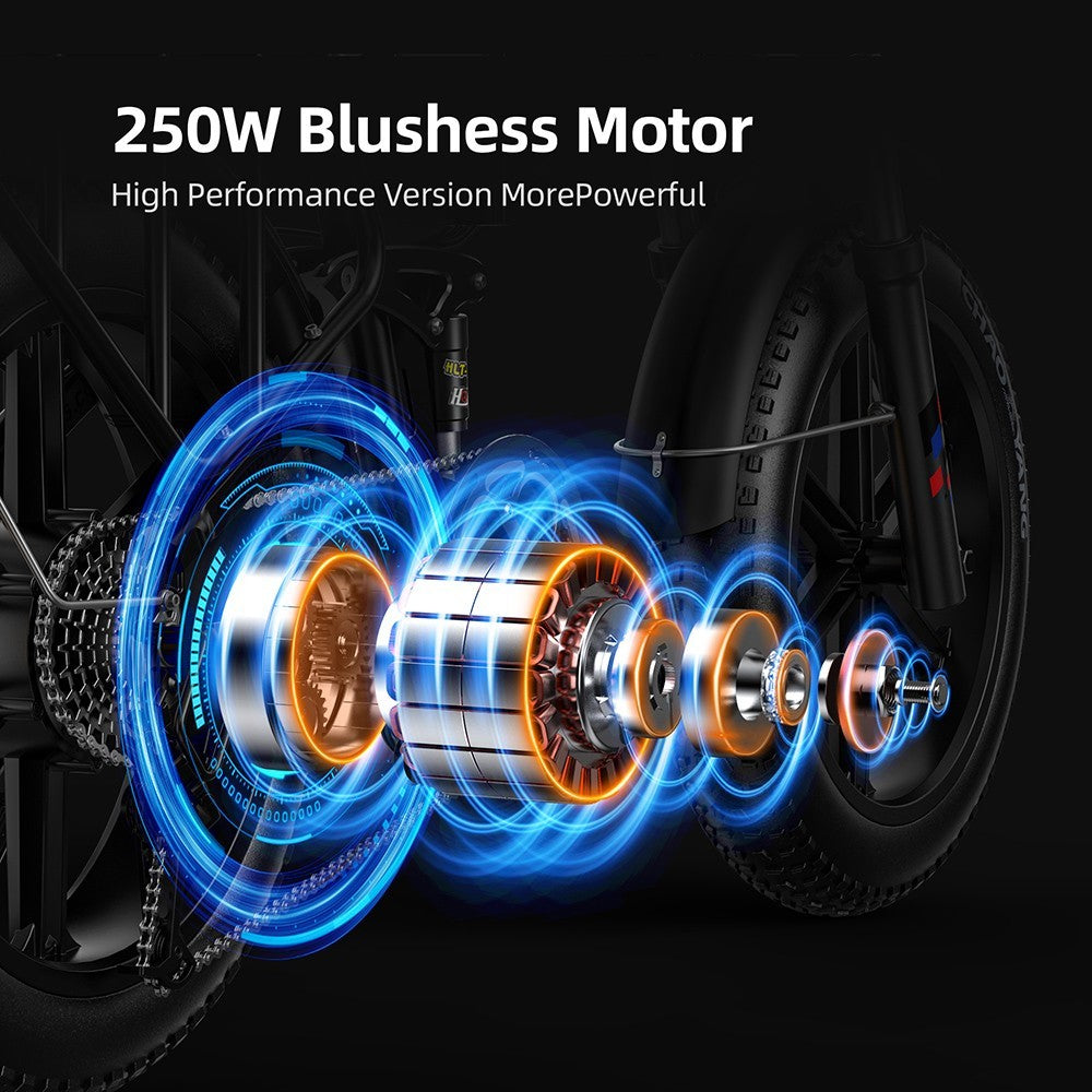 ENGWE ENGINE X Electric Bike 20" Chaoyang Tires 250W 48V 13Ah Battery