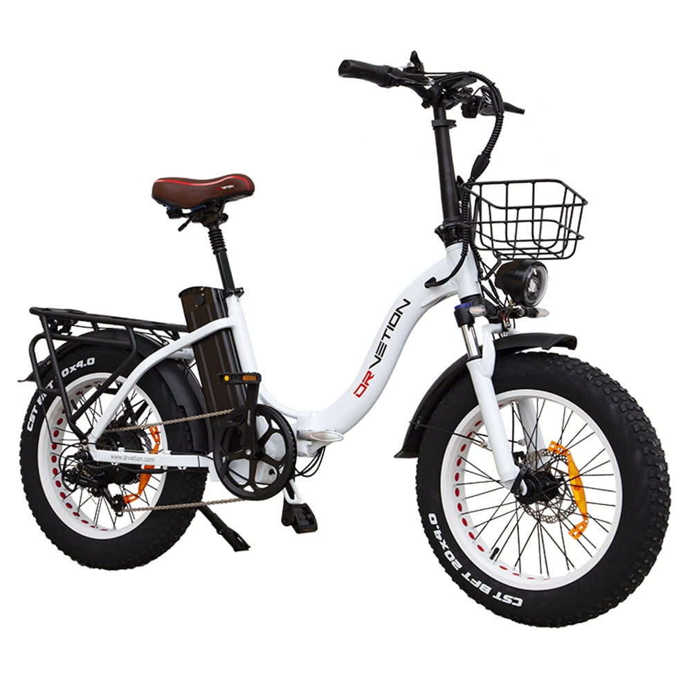 DRVETION CT20 Electric Bike 20" Tires 750W Motor 48V 10Ah/15Ah/20Ah Battery