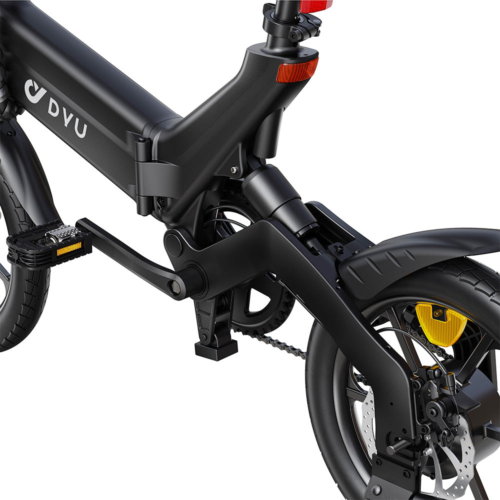 DYU A16 Electric Bike 16" Tires 250W Motor 36V 10Ah Battery