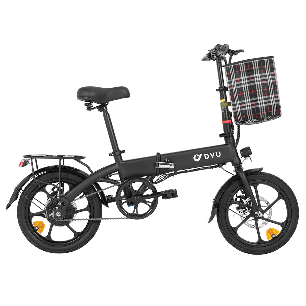 DYU A1F Pro Elektrisches Citybike 16" Reifen 250W Motor 36V 7,5Ah Akku