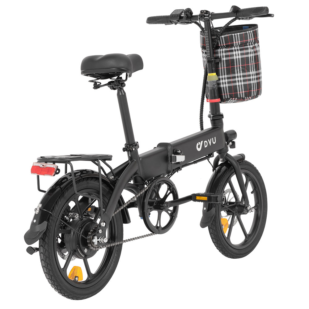 DYU A1F Pro Elektrisches Citybike 16" Reifen 250W Motor 36V 7,5Ah Akku