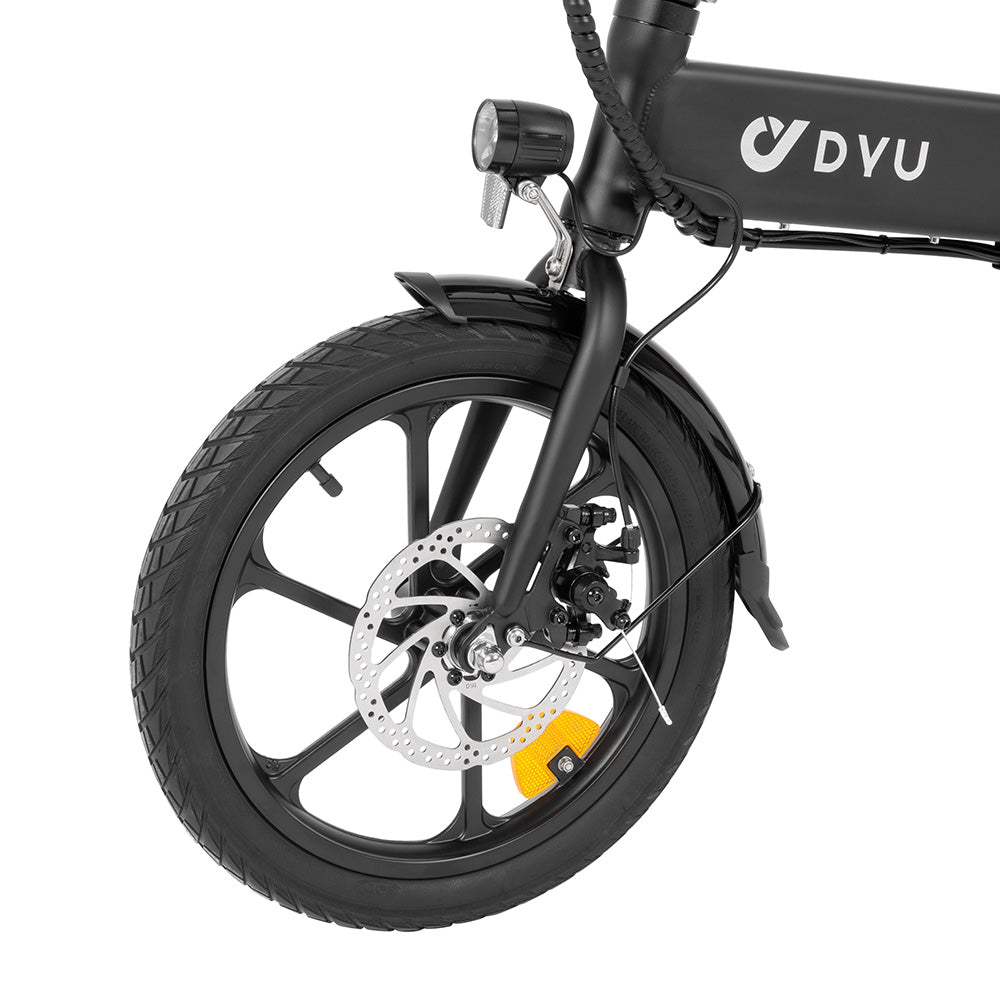 DYU A1F Pro Elektrisches Citybike 16" Reifen 250W Motor 36V 7,5Ah Akku