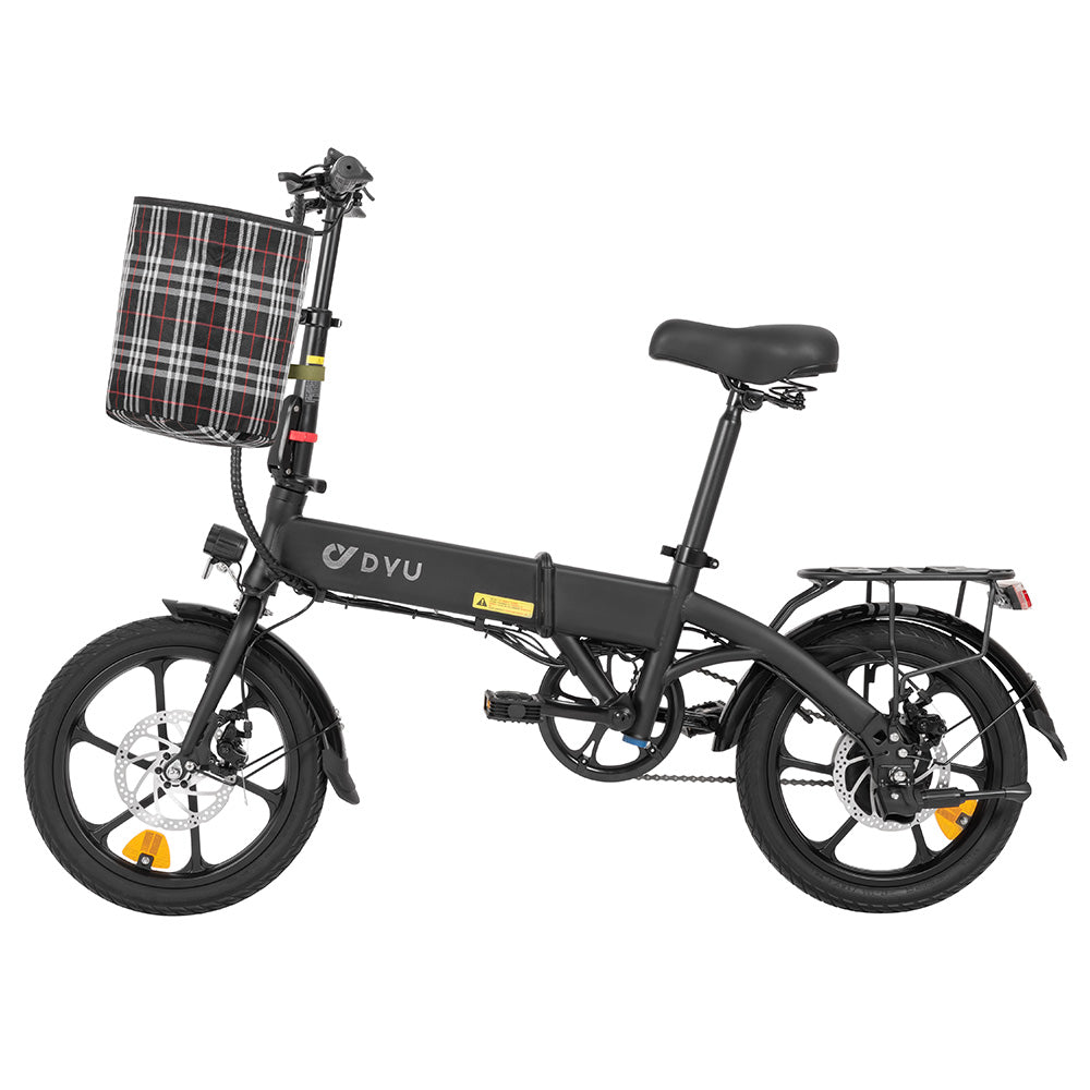DYU A1F Pro Elektrisches Citybike 16" Reifen 250W Motor 36V 7,5Ah Akku