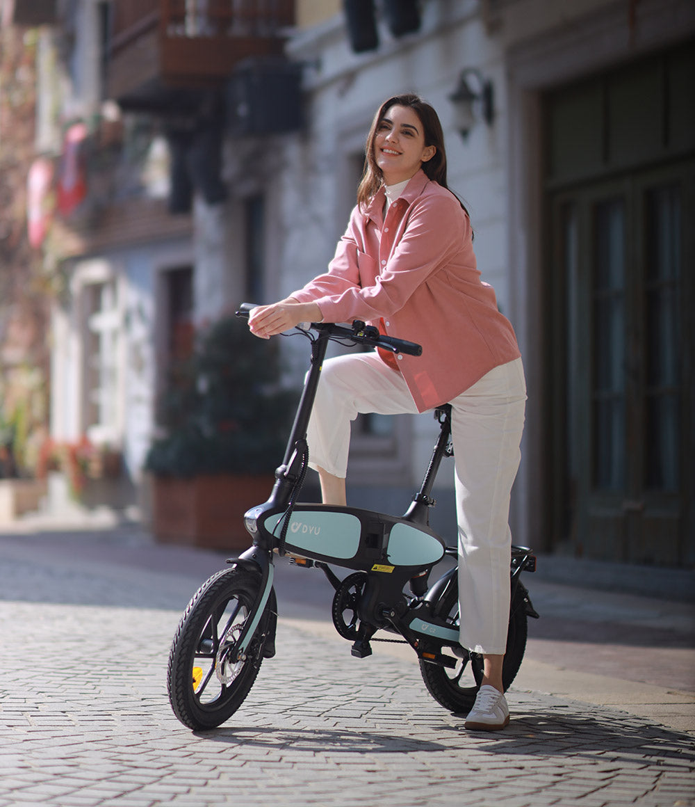 DYU C2 Electric Bike 16" Tires 250W Motor 48V 7.5Ah Battery