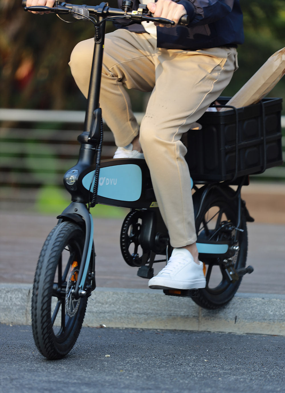 DYU C2 Electric Bike 16" Tires 250W Motor 48V 7.5Ah Battery